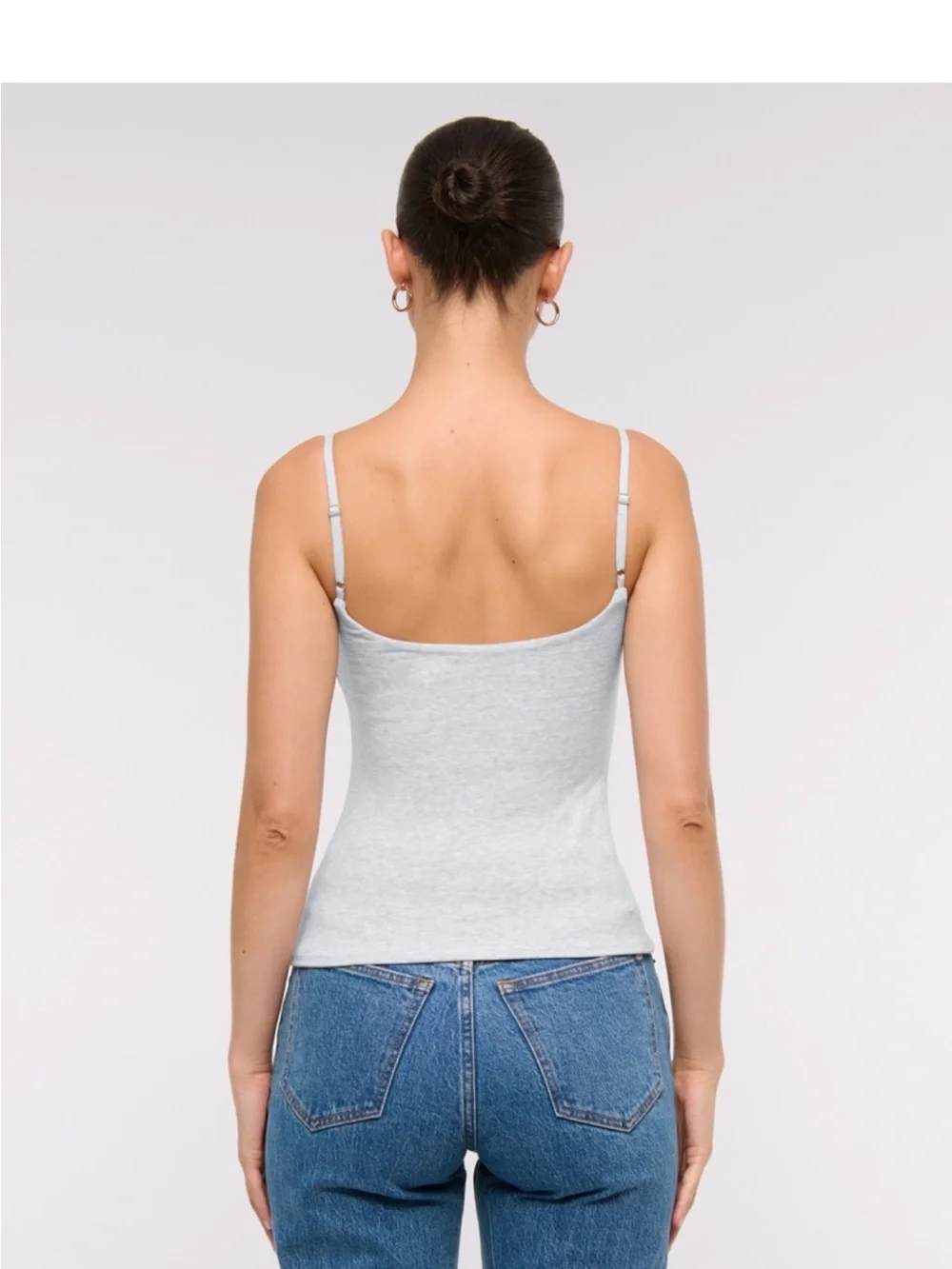 Abercrombie Bra Free 90s Cami - Light Gray - M